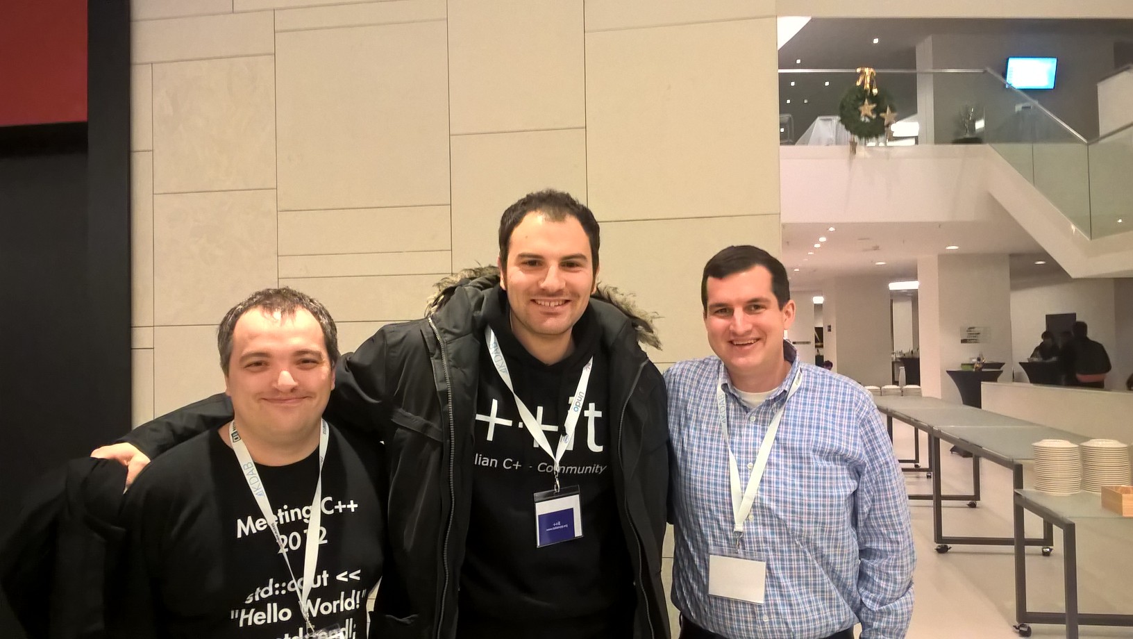 Con Joel Falcou & James McNellis a Meeting C++ 2015